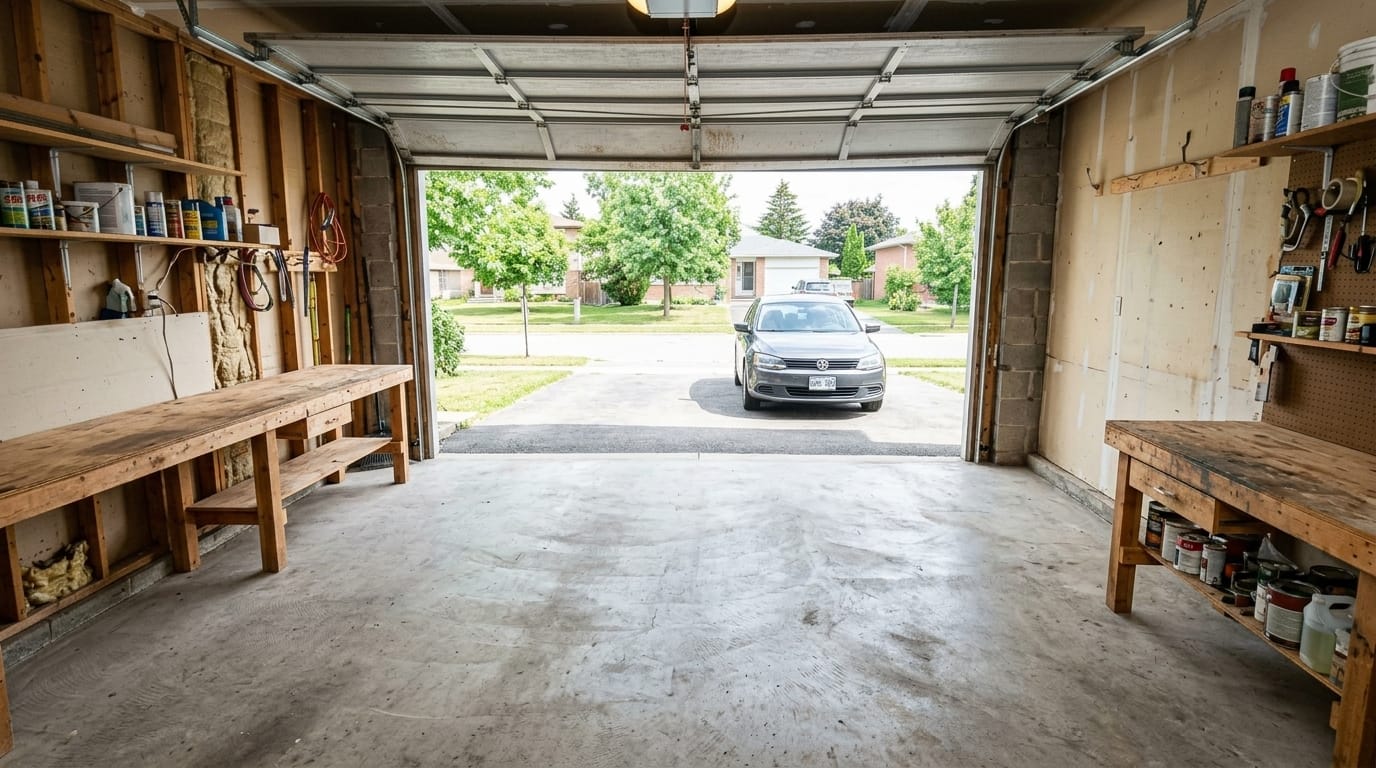 Estate clear-out, Unionville — After — sweep clean